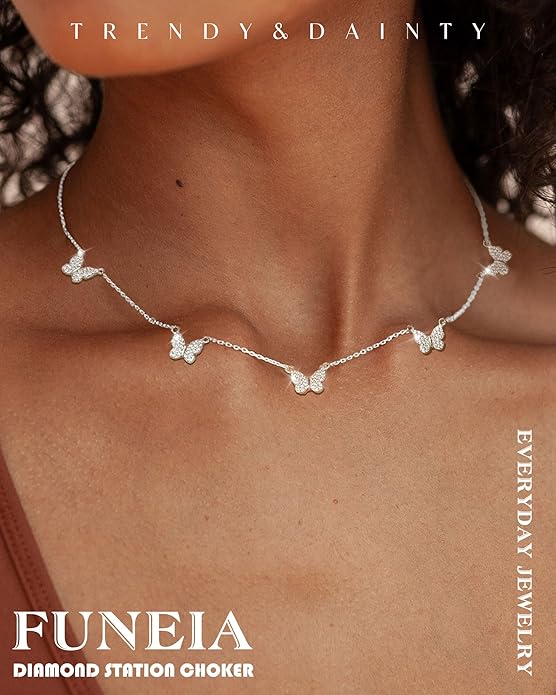 Four-Butterfly Necklace Set